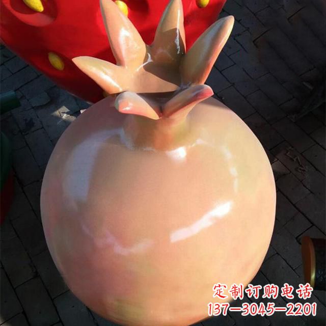 金华玻璃钢石榴雕塑