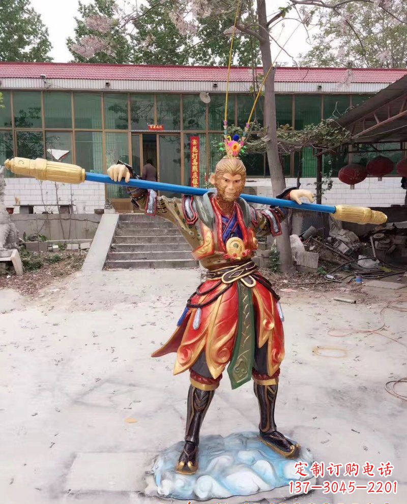 金华玻璃钢孙悟空人物雕塑