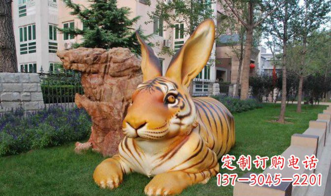 金华玻璃钢兔子雕塑精致、经典、永恒