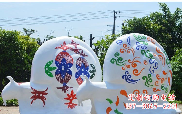 金华玻璃钢蜗牛一种精美的雕塑