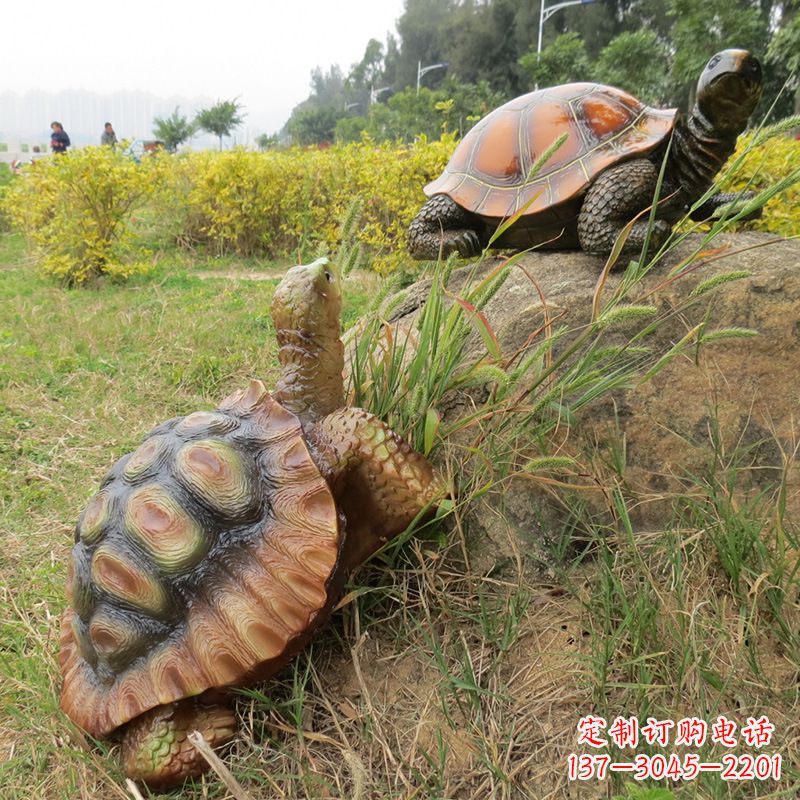金华玻璃钢乌龟雕塑别致而古朴