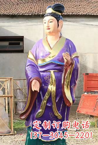 金华玻璃钢宗教庙宇彩绘八仙神像