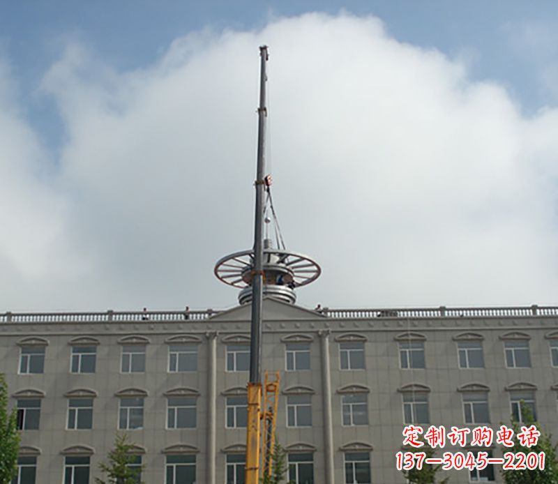 金华不锈钢避雷针雕塑——安全保护灵感之源