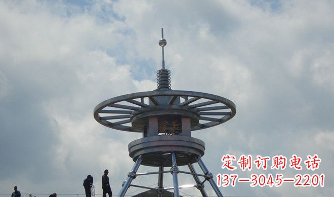 金华不锈钢避雷针雕塑——安全守护者