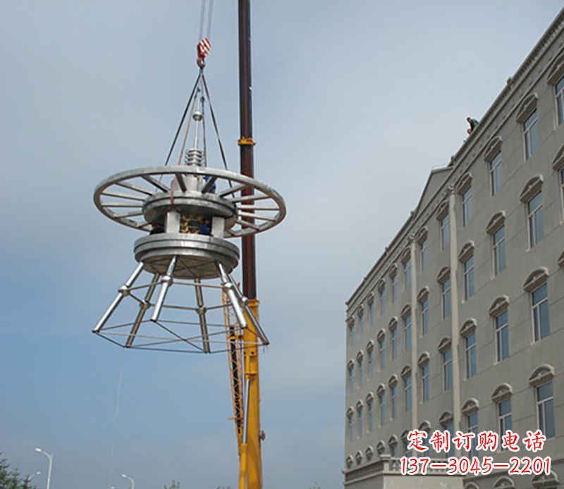 金华不锈钢避雷针雕塑一种古老又充满现代感的艺术