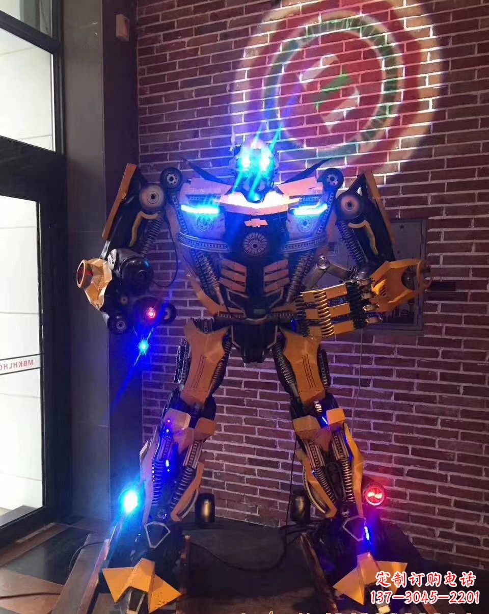 金华不锈钢变形金刚雕塑