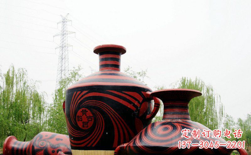 金华不锈钢彩色花盆雕塑让空间更加精致
