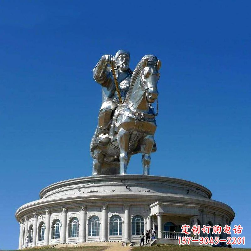 金华不锈钢成吉思汗雕塑——一座引人入胜的大型雕塑