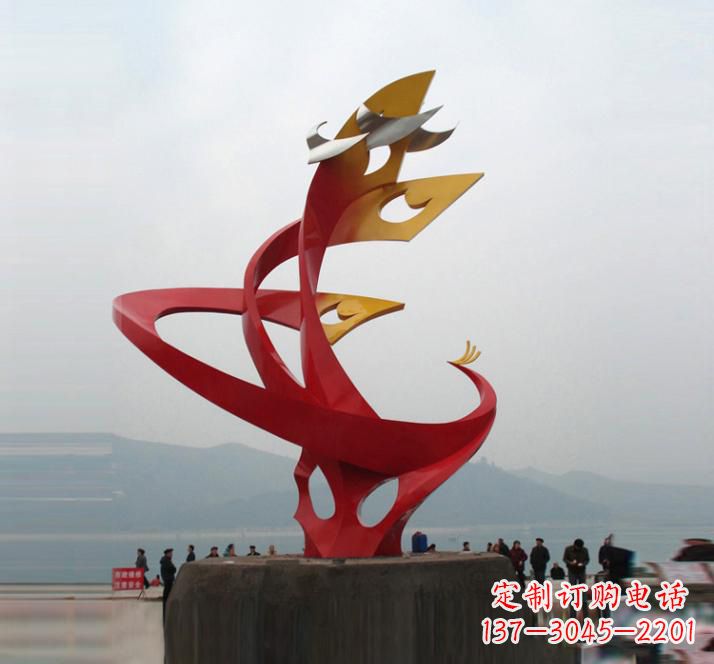 金华精美的不锈钢凤凰雕塑