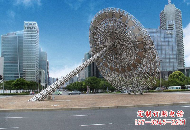金华不锈钢城市日晷雕塑——缔造城市新景观