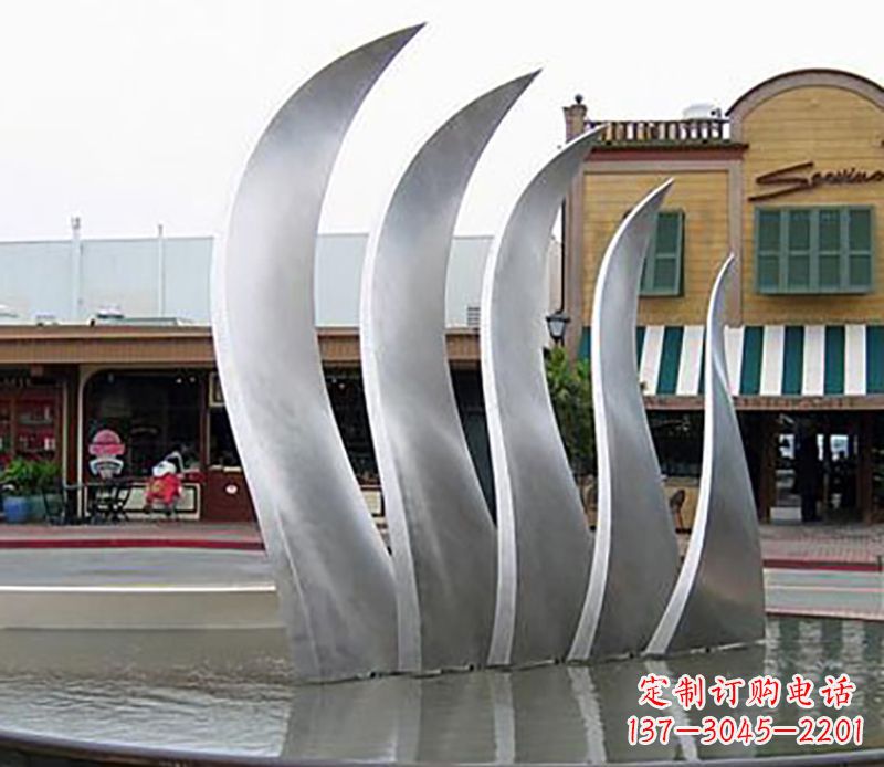 金华不锈钢翅膀雕塑给空中带来力量与美丽
