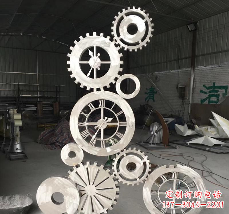 金华齿轮雕塑精致细腻的艺术品
