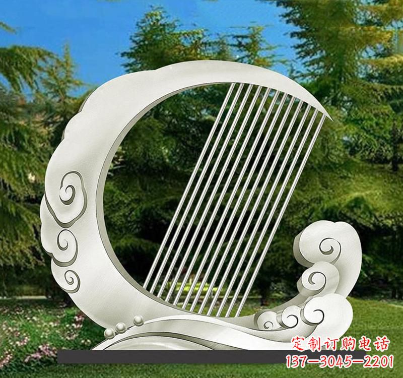 金华精美的不锈钢月亮雕塑