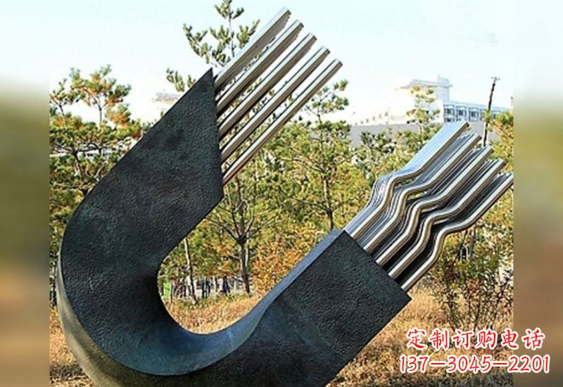 金华不锈钢磁铁雕塑绚丽多彩的艺术珍品