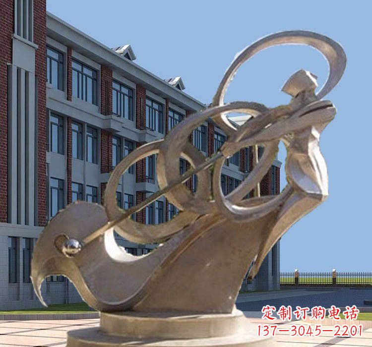 金华不锈钢制作的高尔夫球雕塑