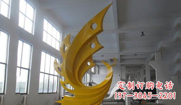 金华不锈钢凤凰雕塑——给生活添彩