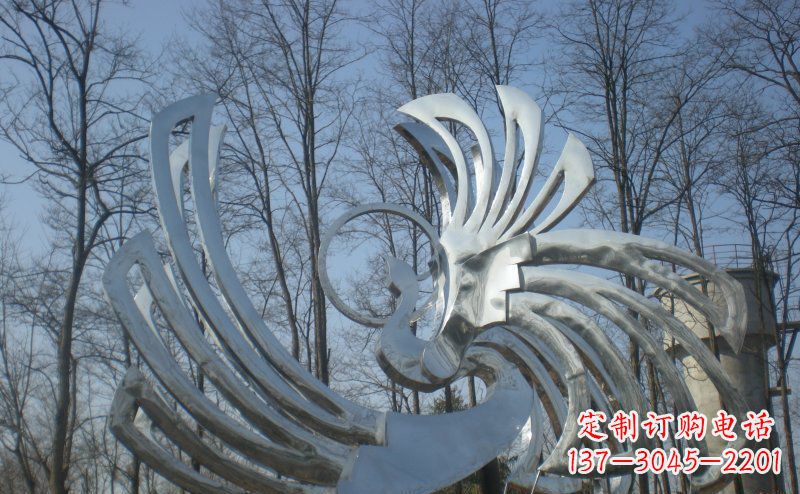 金华精美的不锈钢凤凰雕塑