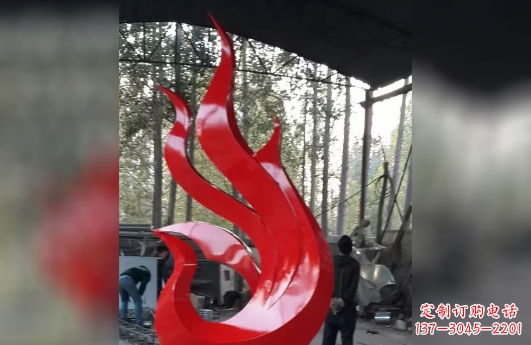 金华不锈钢凤凰雕塑美轮美奂