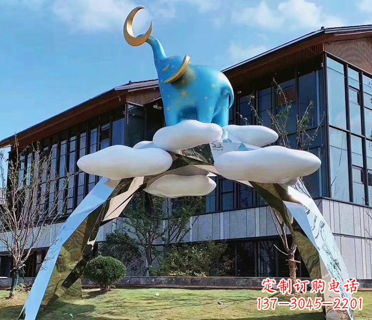 金华精美不锈钢拱门雕塑
