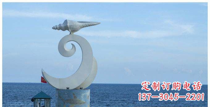金华海螺雕塑不锈钢的精美艺术