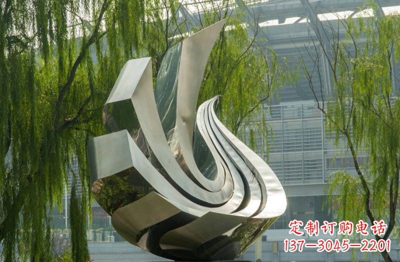 金华不锈钢和平鸽雕塑象征和平与信仰
