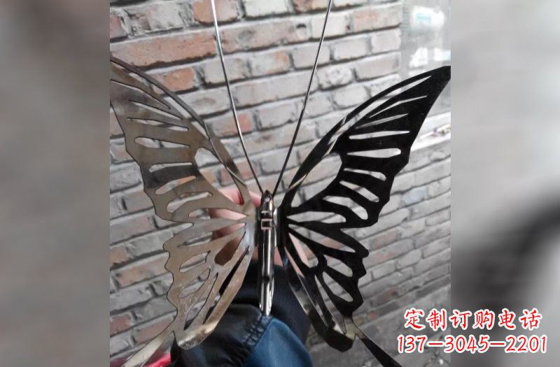 金华精美不锈钢蝴蝶雕塑