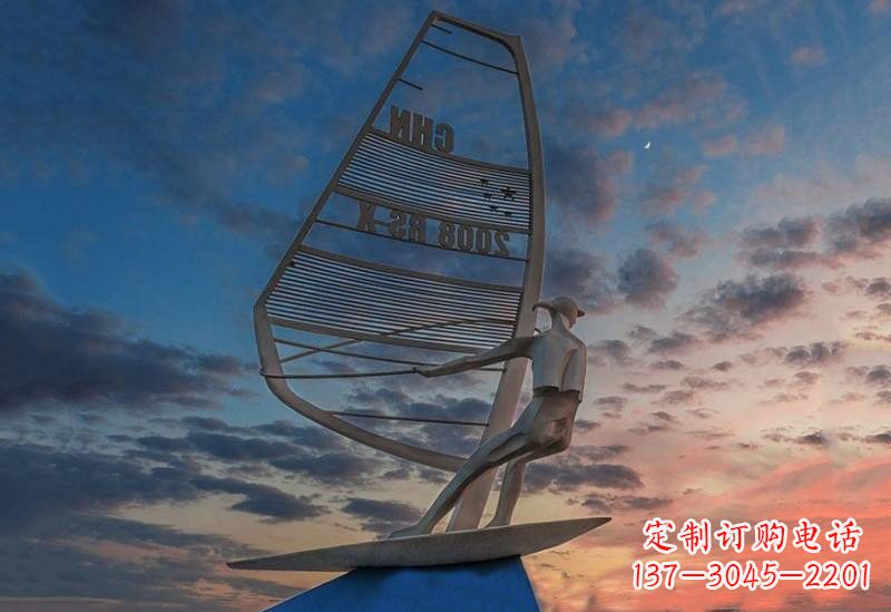 金华不锈钢帆船雕塑——象征着美丽的梦想