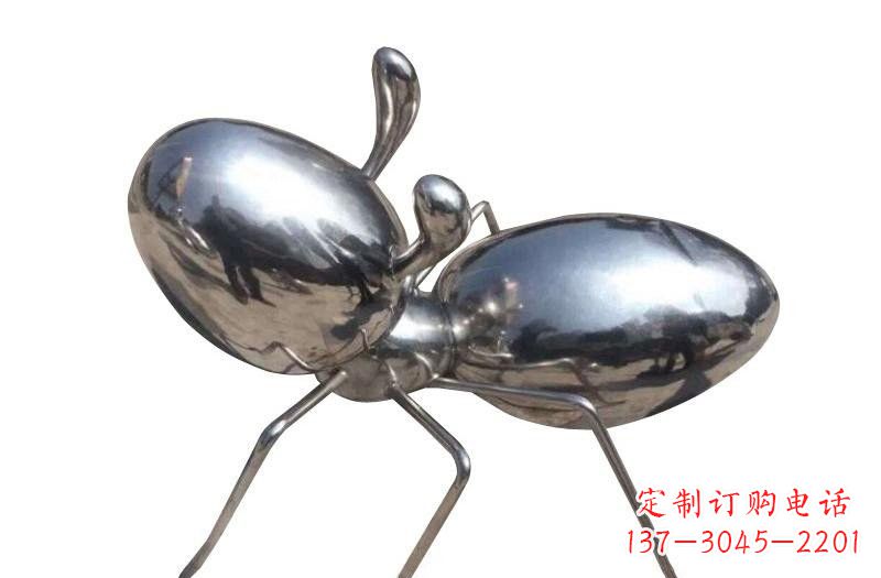 金华不锈钢抽象蚂蚁雕塑