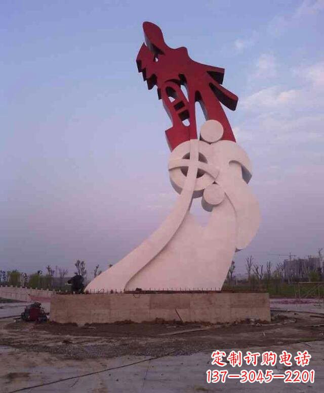 金华不锈钢龙雕塑点亮龙城市景观