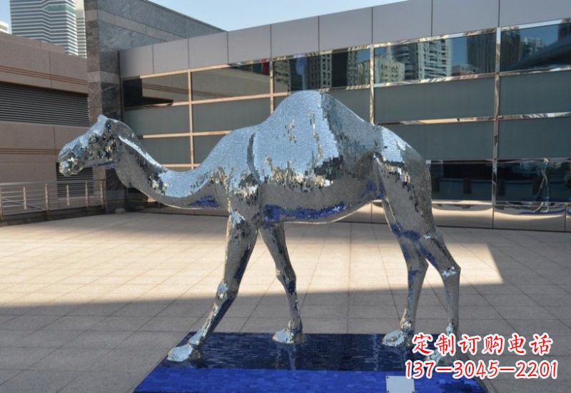 金华不锈钢骆驼雕塑