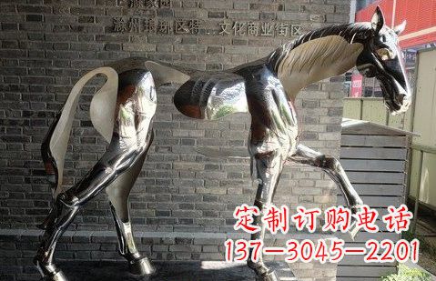 金华不锈钢马雕塑精美而又具有象征意义