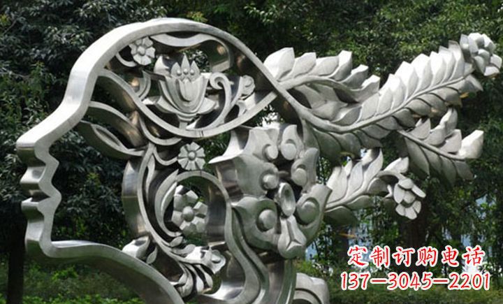 金华不锈钢头像雕塑——精美绝伦
