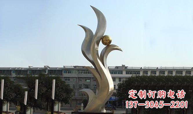 金华精美不锈钢凤凰雕塑