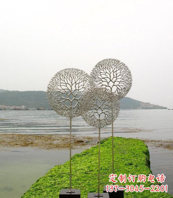 金华不锈钢蒲公英雕塑抽象美的象征