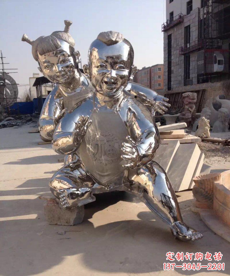金华精美的不锈钢儿童雕塑
