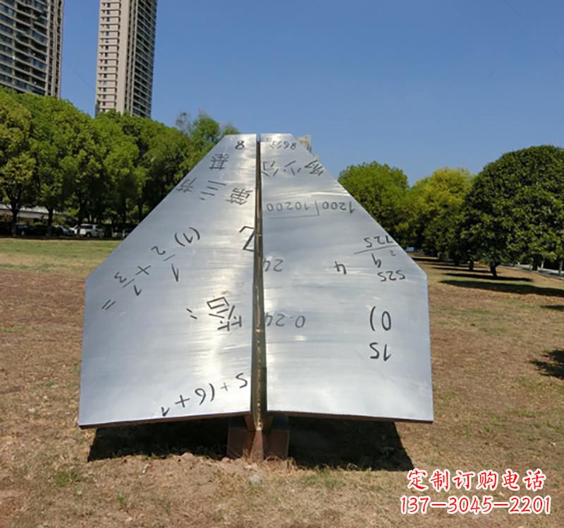 金华不锈钢飞机雕塑传承艺术与科技的完美结合