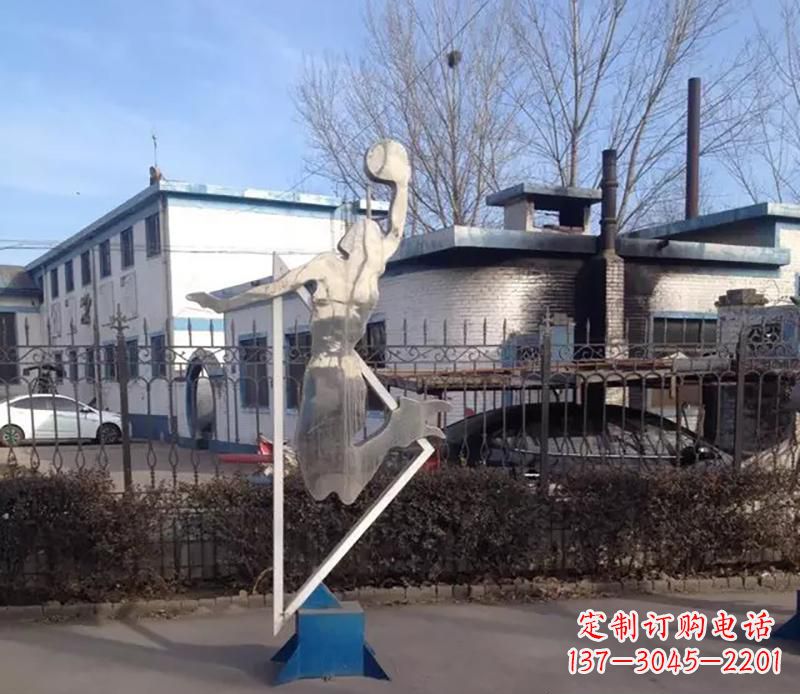 金华制作不锈钢高尔夫雕塑