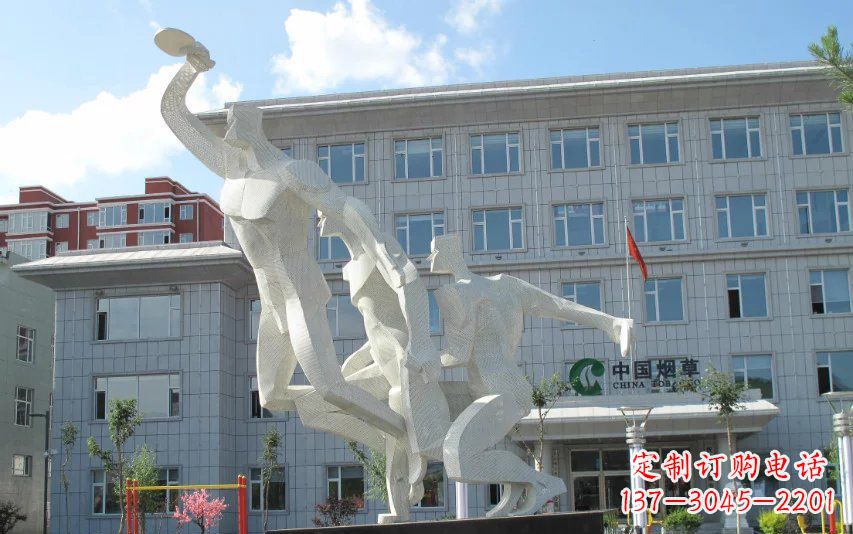 金华不锈钢乒乓球雕塑精美绝伦
