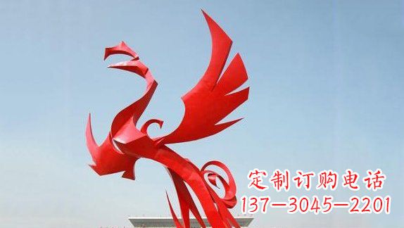 金华不锈钢凤凰雕塑