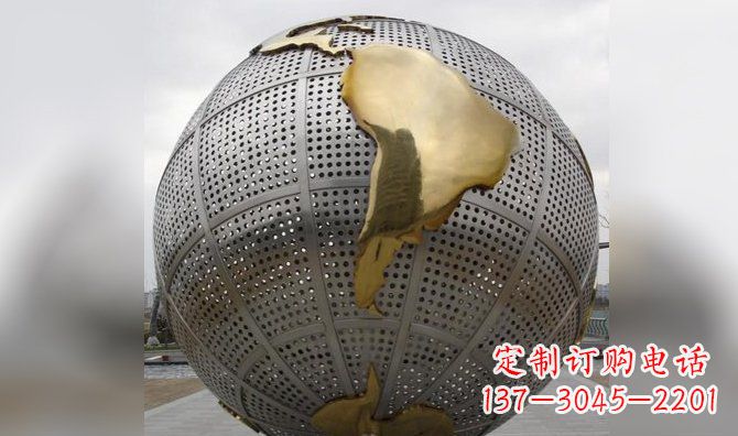金华不锈钢地球雕塑传承人类文明的精神象征