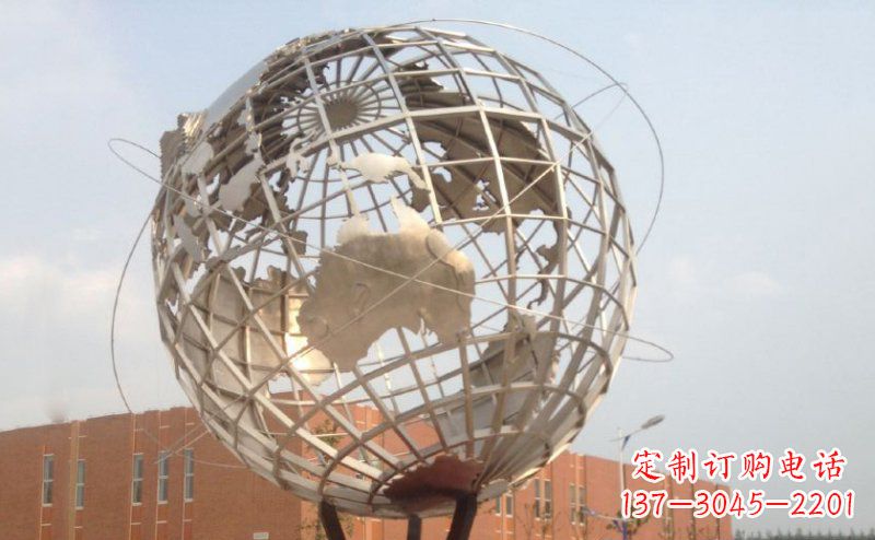 金华不锈钢地球雕塑——一件集美丽与坚固于一身的艺术品