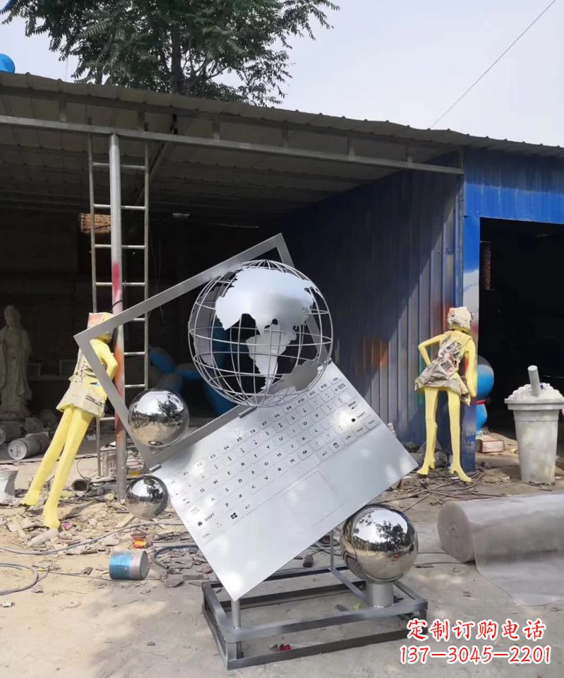 金华不锈钢地球雕塑艺术与科技的完美结合