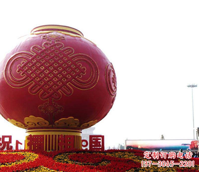 金华不锈钢灯笼雕塑精致与美感的完美结合
