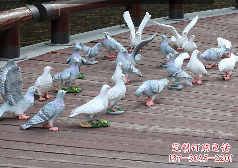 金华精致的不锈钢鸽子雕塑