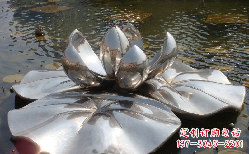 金华不锈钢锻造莲花雕塑