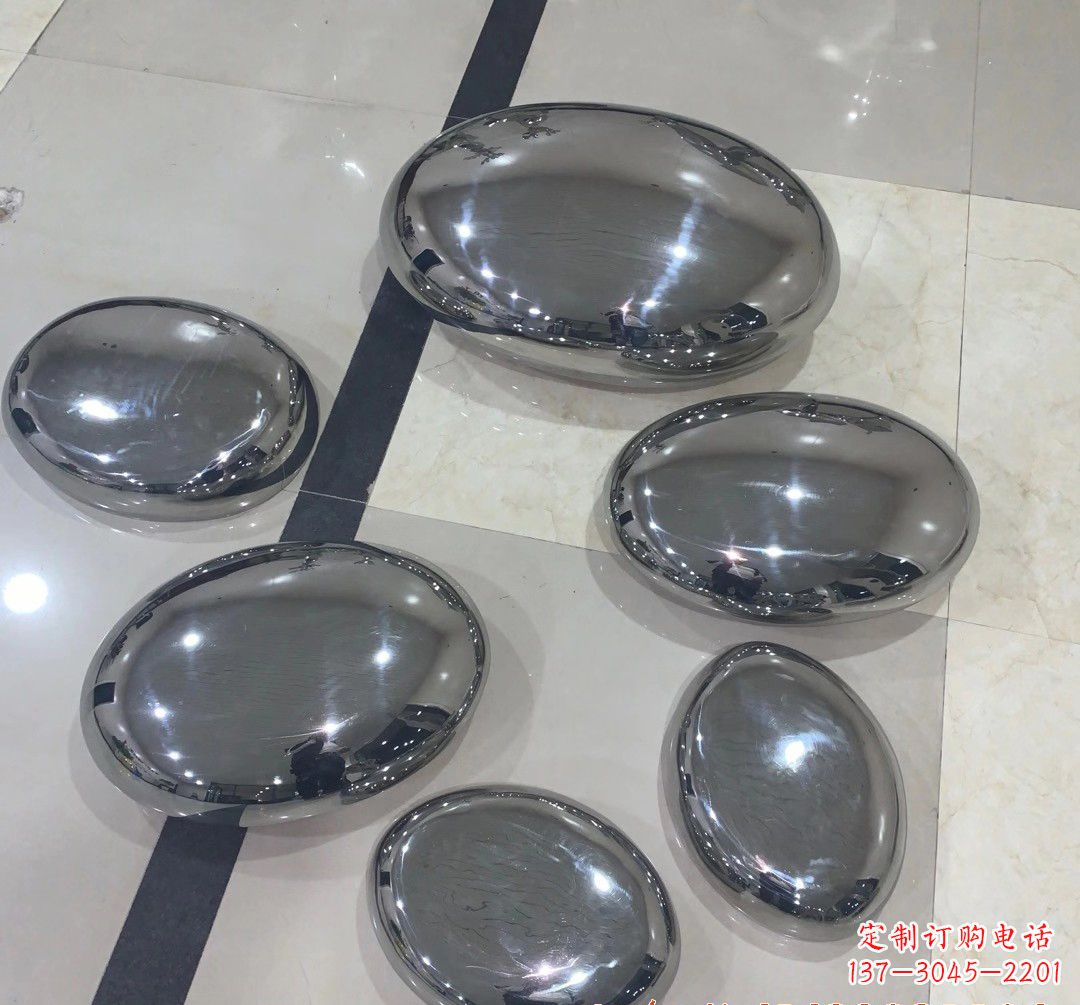 金华不锈钢鹅卵石雕塑精美的艺术瑰宝