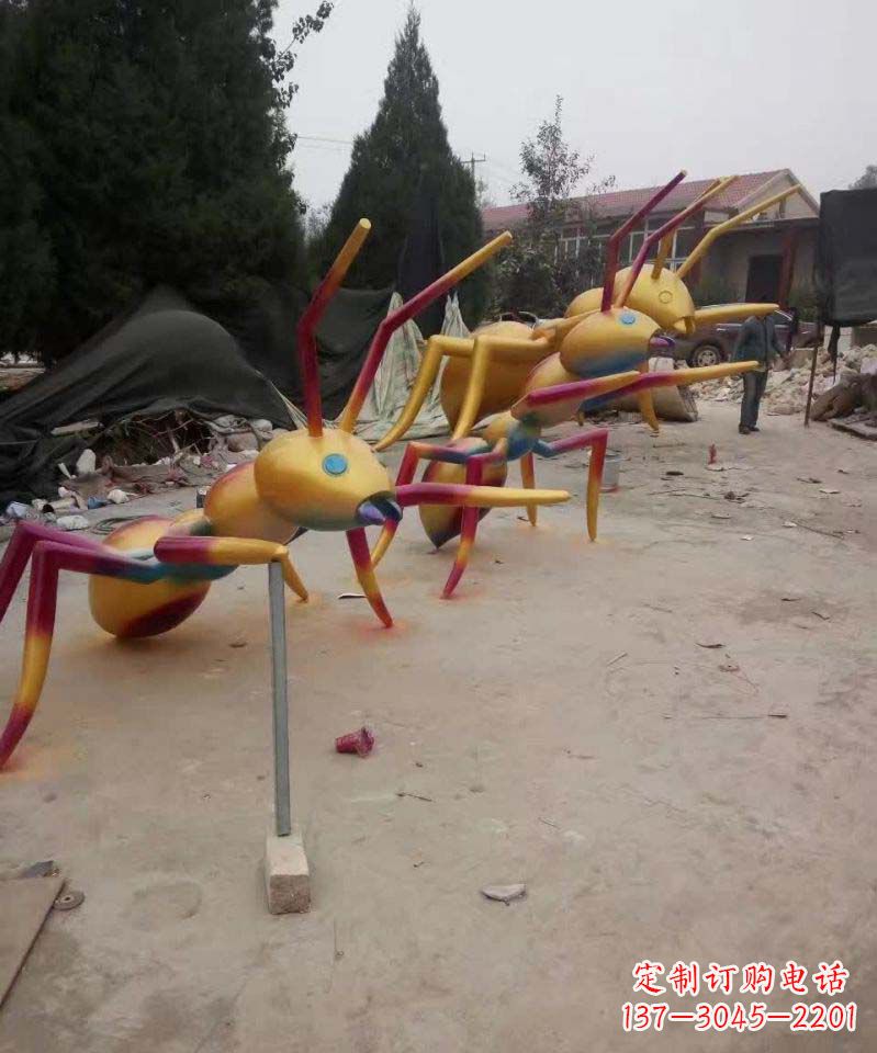 金华精美的不锈钢蚂蚁雕塑