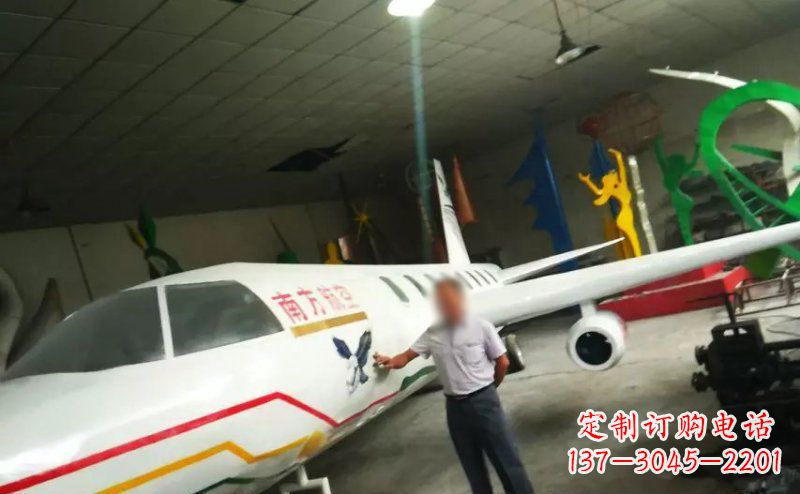 金华不锈钢飞机雕塑精美的艺术作品