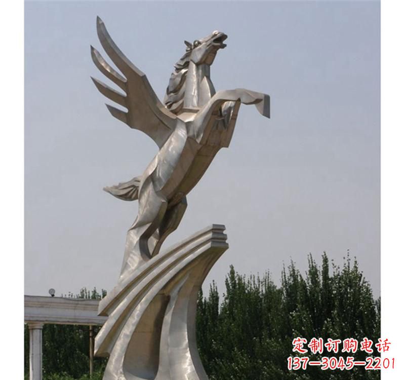 金华不锈钢飞马雕塑精美雕塑艺术