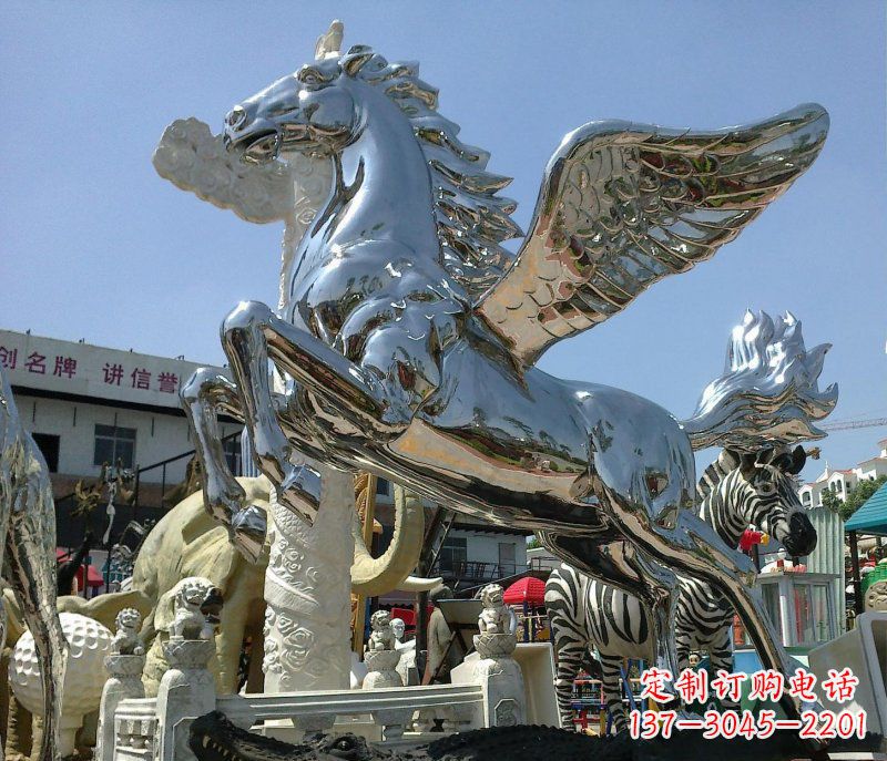 金华不锈钢飞马雕塑——一座令人惊叹的艺术品